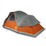 Family Tent Dome 9-Person Orange Waterproof 94565