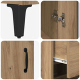 Highboard Artisan Oak 69.5 x 34 x 180 cm Engineered Wood 3416003