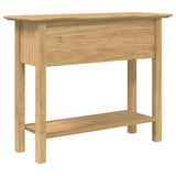 Console Table with Drawer BODO Honey Brown 91 x 34.7 x 74 cm 42023484