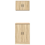 ZNTS Garage Cabinets 2 pcs Sonoma Oak Engineered Wood 3328307