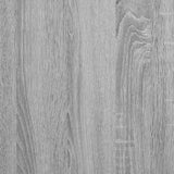 Radiator Cover Grey Sonoma 205x21.5x83.5 cm Engineered Wood 852767