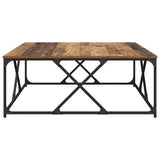 Coffee Table Old Wood 100 x 100 x 40 cm Engineered Wood 882769