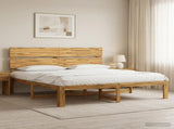 Double Bed Frame with Headboard ROSTOCK White 180 x 200 cm 3405496