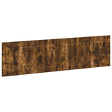 Wall-Mounted Headboard UTRECHT Smoked Oak Engineered Wood 897810