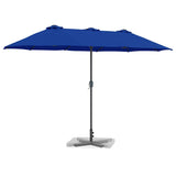Garden Parasol 370 x 197 x 239 cm Polyester and Aluminium 42003372