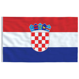 Croatia Flag and Pole 6.23 m Aluminium 3147098