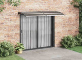 Door Canopy Black 200x75 cm PC 144825