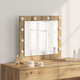 Vanity Mirror Rectangular with Mirror Old Wood 60 x 55 x 18 cm 868291