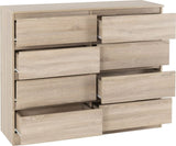 ZNTS Malvern 8 Drawer Chest 100-102-123