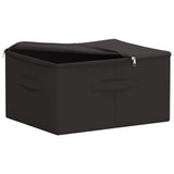 Storage Box 6 pcs Anthracite 43 x 34 x 23 cm Non-woven fabric 42024578