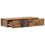 Wall-Mounted Side Table Old Wood 87.5 x 34.5 x 17 cm 898503