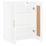 Wall Mounted Cabinet White 69.5x34x90 cm Engineered Wood 835010