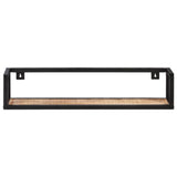 Wall Shelves 2 pcs 80 cm Rough Mango Wood 320670