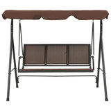 Garden Swing Bench with Canopy Coffee 41422