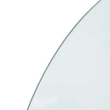 Fireplace Glass Plate Transparent 1000 x 500 mm Glass 353840
