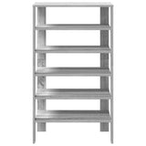 Shoe Rack Grey Sonoma 61x32x105 cm Engineered Wood 859865