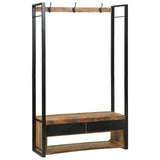 Clothes Rack Brown 110 x 40 x 179 cm Solid Mango wood 4015963