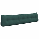 Back Pillow Dark Green 200 x 24 x 50 cm Fabric 42014591