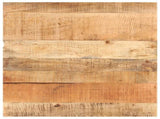 Bistro Table Square 80x80x75 cm Rough Mango Wood 320268