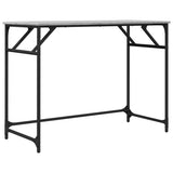 Desk Grey Sonoma 100x45x76 cm Engineered Wood and Powder-coated Steel 842269
