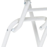 Garden Table Folding White 50 x 50 x 72 cm Metal 42010321