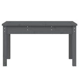 Garden Bench Grey Solid pine wood Medium Tough Garden Bench 823999