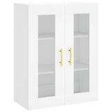 Highboard White 69.5x34x180 cm Engineered Wood 3198521