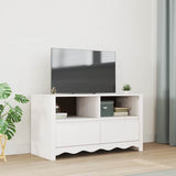 TV Cabinet Drammen White 99 x 43 x 55 cm Solid Pine wood 42003043