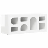 TV Cabinet High Gloss White 100 x 35 x 40 cm Engineered Wood 891268