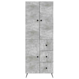 Cabinet Set 2 pcs Concrete Grey Engineered Wood 3416901
