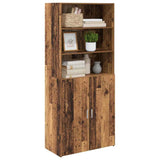 Highboard Old Wood 80 x 42.5 x 185 cm Engineered Wood 3402632