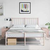 Bedside Cabinets 2 pcs Pink 34.5x39x44 cm Steel 841622