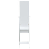 Free-Standing Mirror with LED White 34x37x146 cm 351766