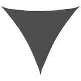 Sunshade Sail Oxford Fabric Triangular 6x6x6 m Anthracite 135130