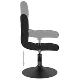 Swivel Bar Stool Black Velvet 334249