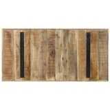 Dining Table 140x70x76 cm Rough Mango Wood 321606