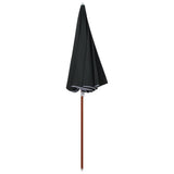 Garden Parasol Anthracite Polyester, Steel Large 47805