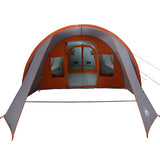 Tunnel Tent 4-Person Grey and Orange 778 x 356 x 210 cm 42004040