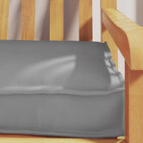 Pallet Cushion Set 2 pcs Grey 200 x 40 x 8 cm Oxford Fbric 42001729