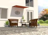 145895 Retractable Awning 200x150 cm Orange and Brown