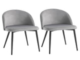Dining Chairs Set of 2 Contemporary Design for Office Dining Kitchen with Soft Fabric Seat and Back T3398P328155