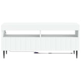 LED TV Cabinet White Engineered Wood 896545