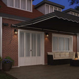Awning Frame Manual Anthracite 600 x 350 cm Aluminium 313248