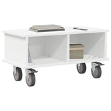 TV Stand White 68.5 x 35 x 35 cm Engineered Wood 891040
