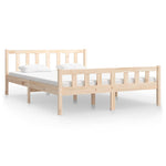 Bed Frame without Mattress Solid Wood Small Double 810649