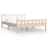 Bed Frame without Mattress Solid Wood Small Double 810649