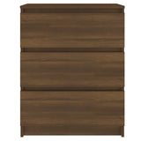 815512 Sideboard Brown Oak 60x35x76 cm Engineered Wood