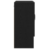 Wall Cabinet Black Oak 60 x 30 x 70 cm Engineered Wood 862798