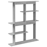 Wall Shelving Unit Grey 102 x 20 x 130 cm Engineered Wood 8012057