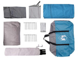 Tunnel Tent Blue 366 x 244 x 198 cm Polyester and Steel 42028666